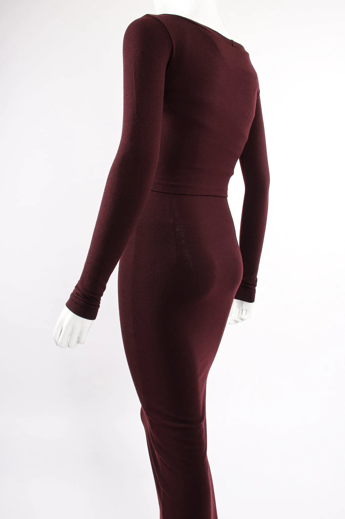 Knit Bodycon Dress & Top Set