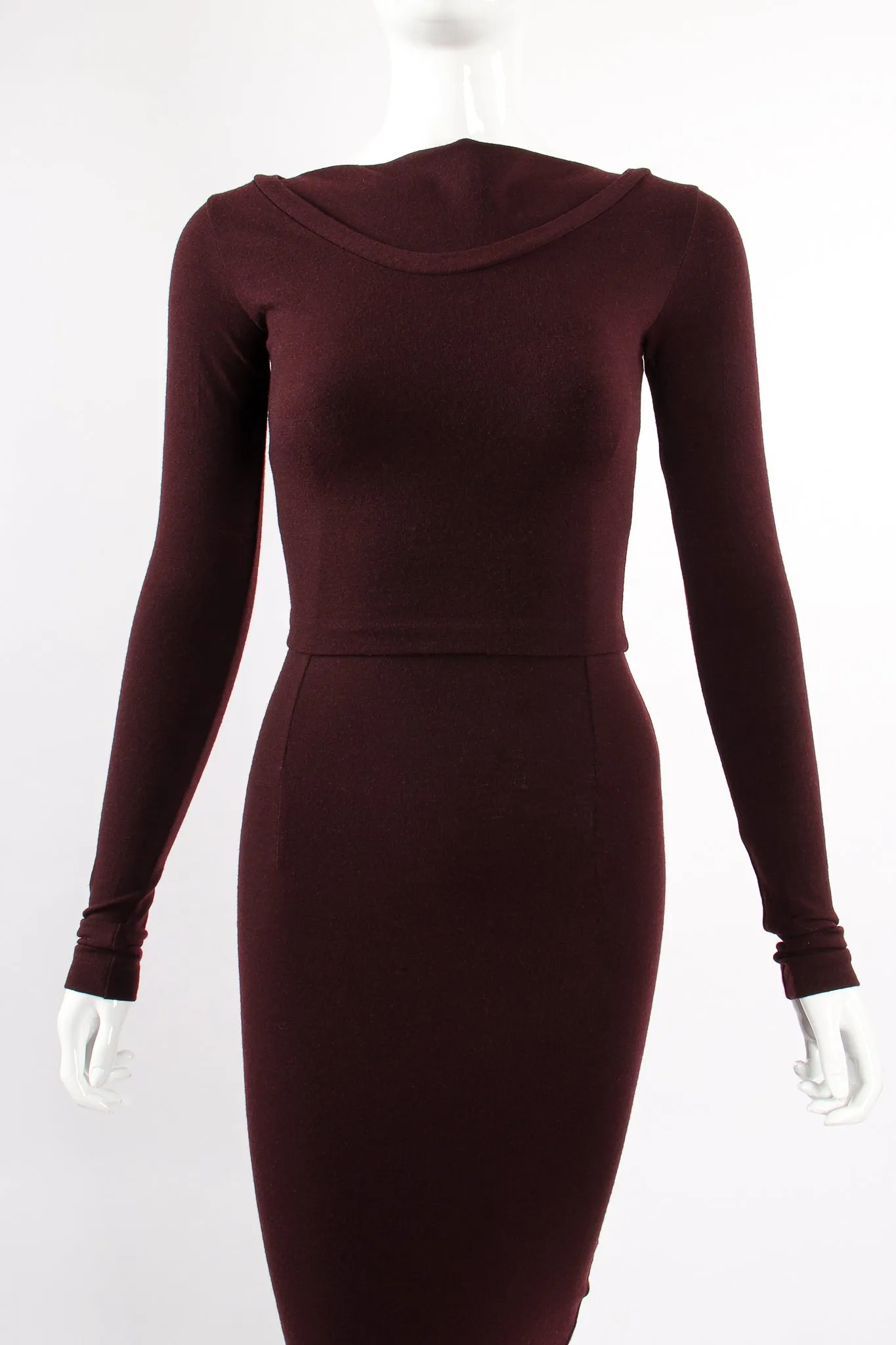 Knit Bodycon Dress & Top Set