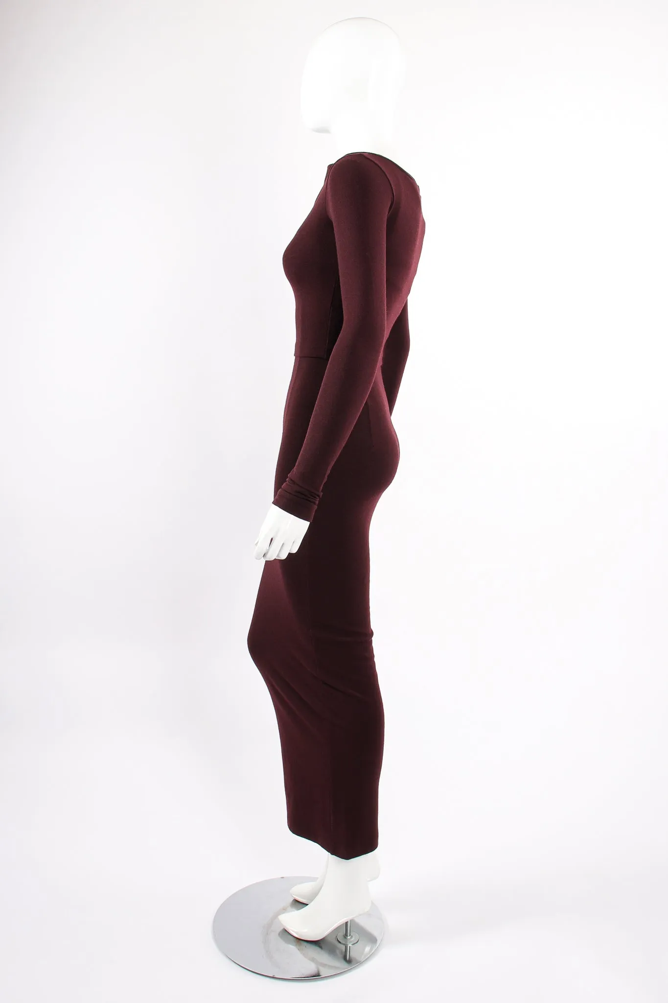 Knit Bodycon Dress & Top Set