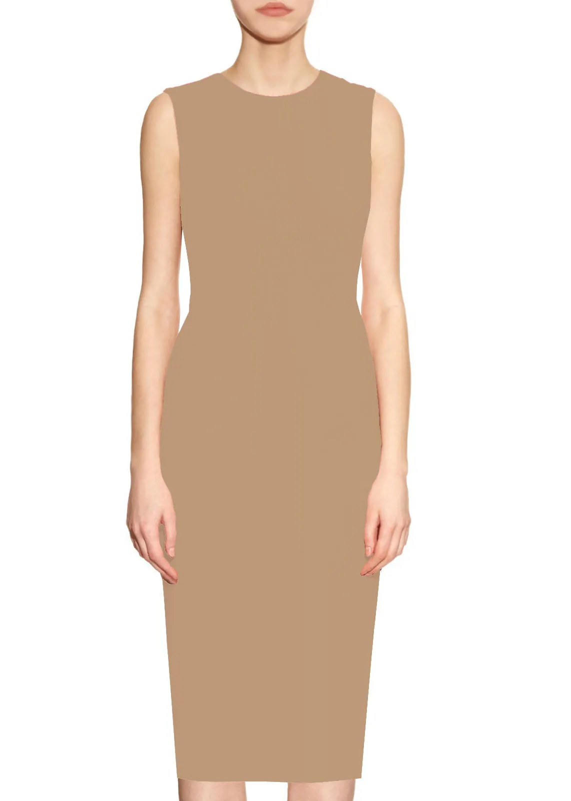 Krew High Quality Medium Olive Sheath Dress