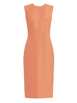Krew High Quality Peach Sheath Dress