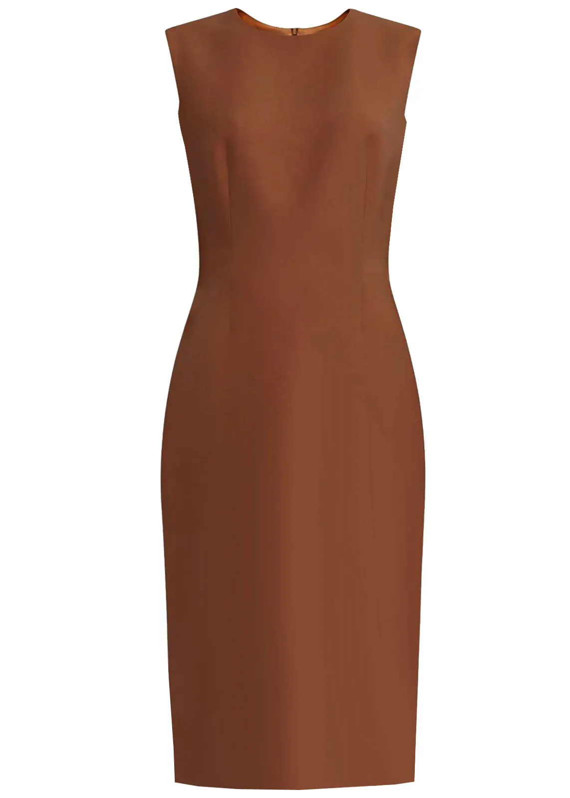 Krew High Quality Peach Sheath Dress