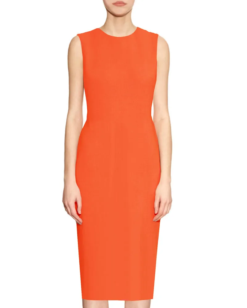 Krew Orange Sheath Dress