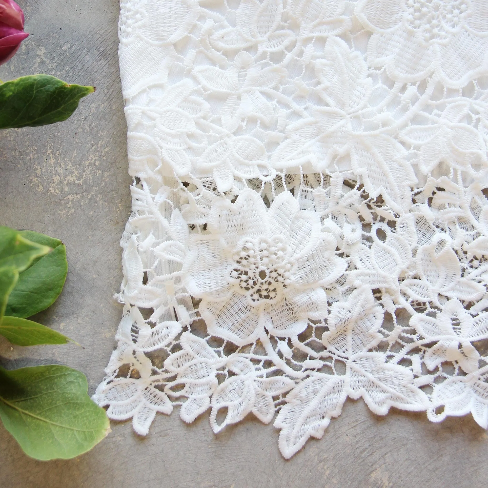 La Lune Lace Top in White