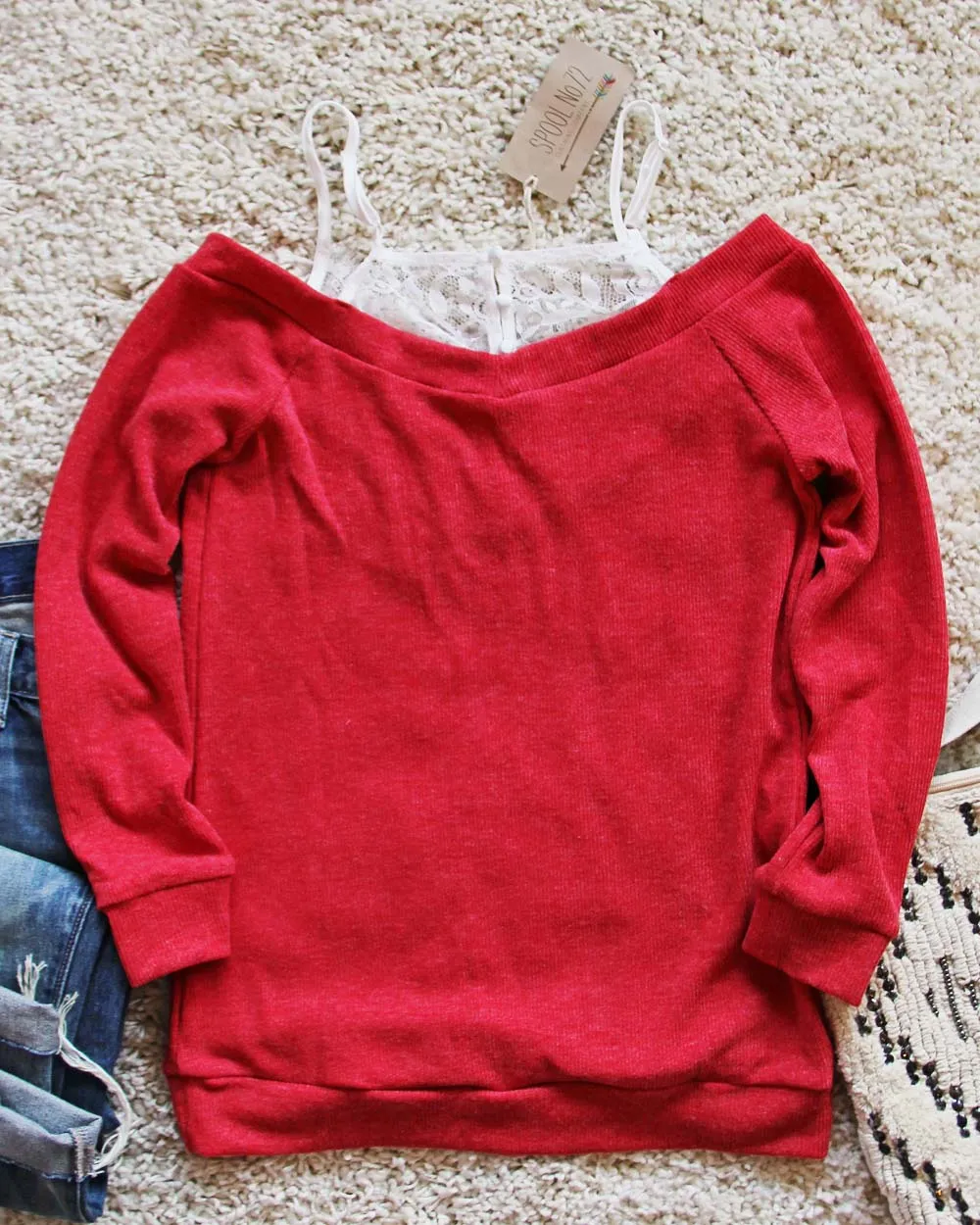 Lace Claire Top