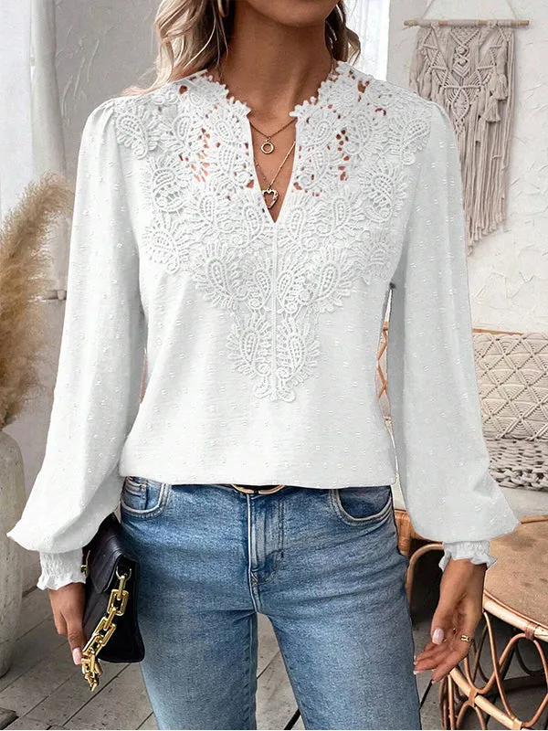 Lace Combo Shirt