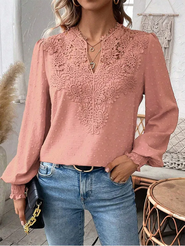 Lace Combo Shirt