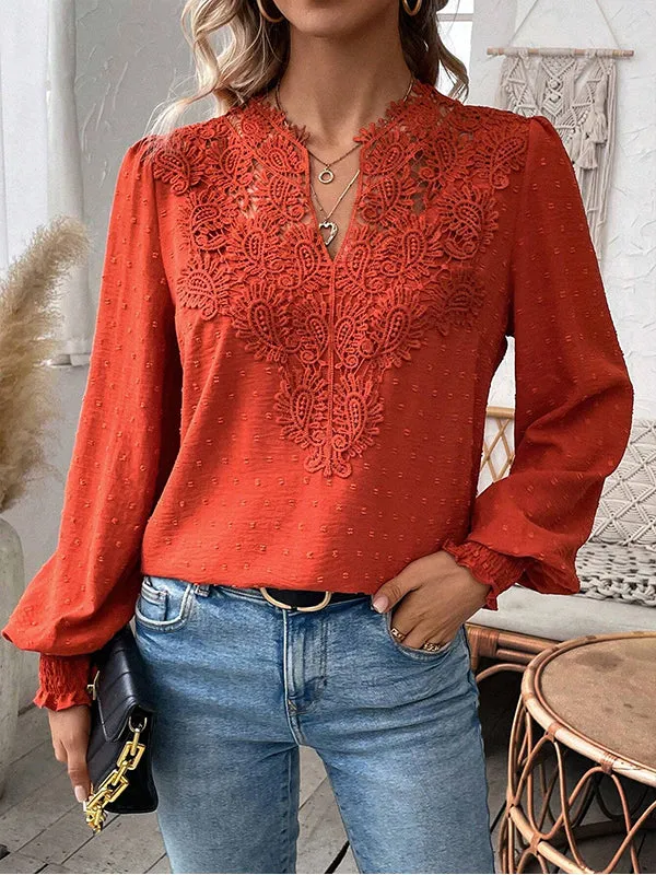 Lace Combo Shirt