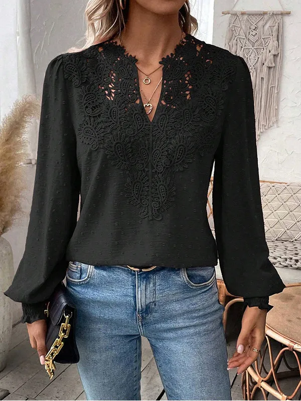 Lace Combo Shirt