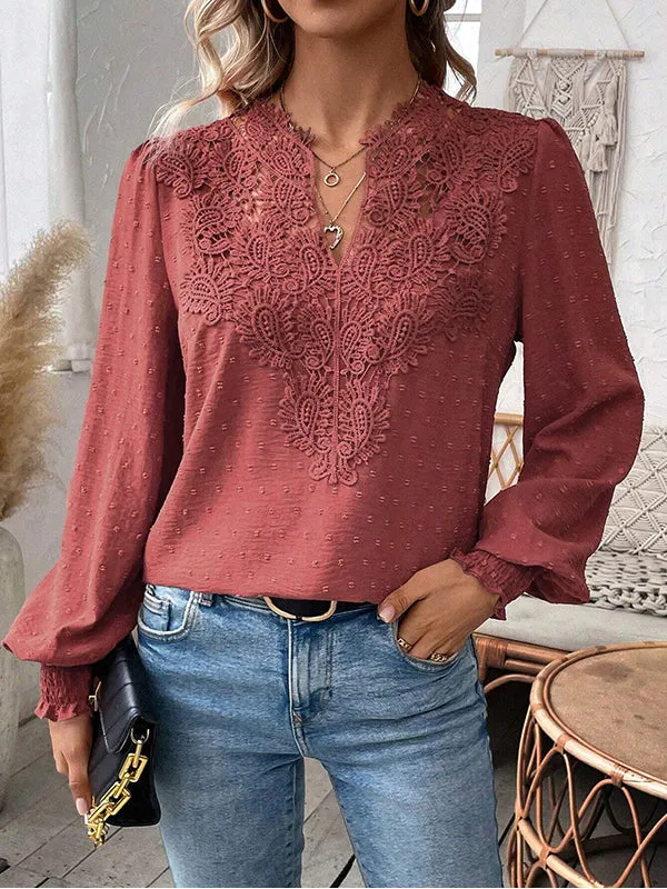 Lace Combo Shirt
