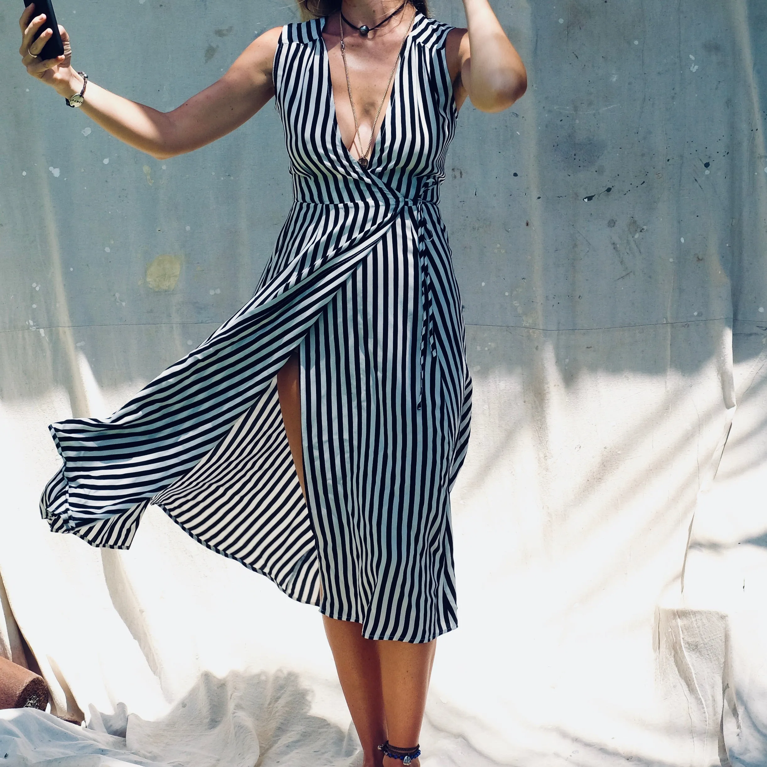 Larch Dress - Stripe