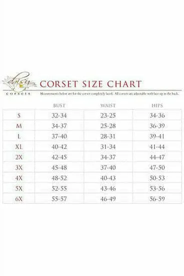 Lavish Black Lace Front Zipper Corset