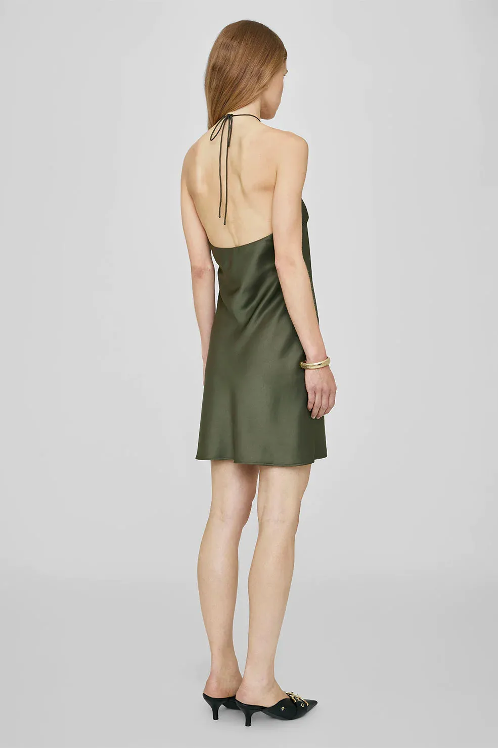 Leanne Mini Dress - Army Green