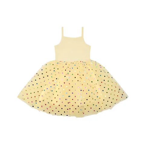 Lemon Spot Party Dress