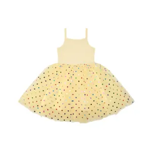 Lemon Spot Party Dress