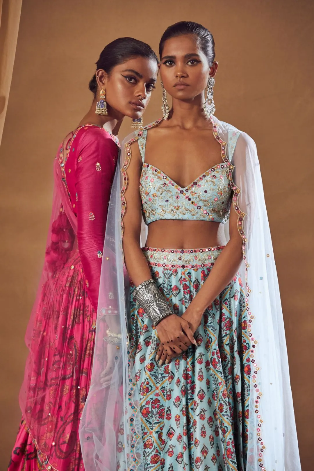 Light Blue Lehenga Set