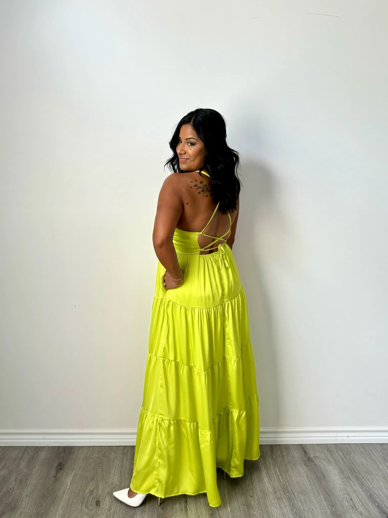 Lime Maxi Dress