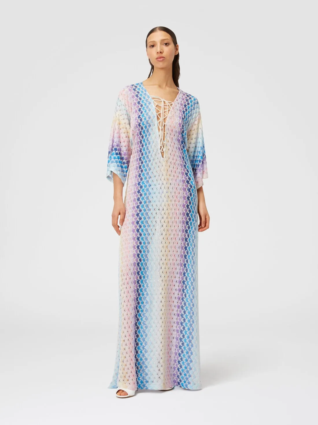 Long Cover Up - Degrade' Blue Shades