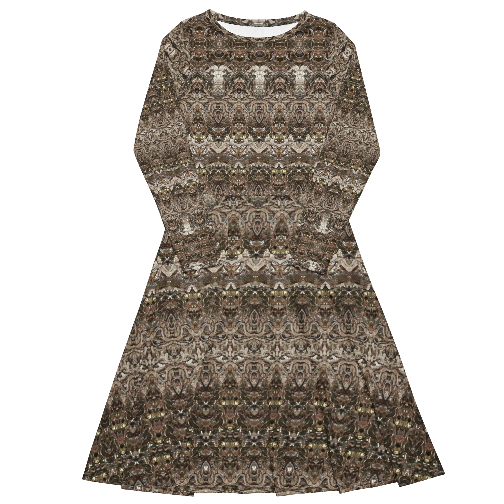 Long Sleeve Midi Dress (Her/Muliebris)(Samhain Dream Thaw 1 of 15 Unus ex Quindecim) RJSTHw2025 RJS