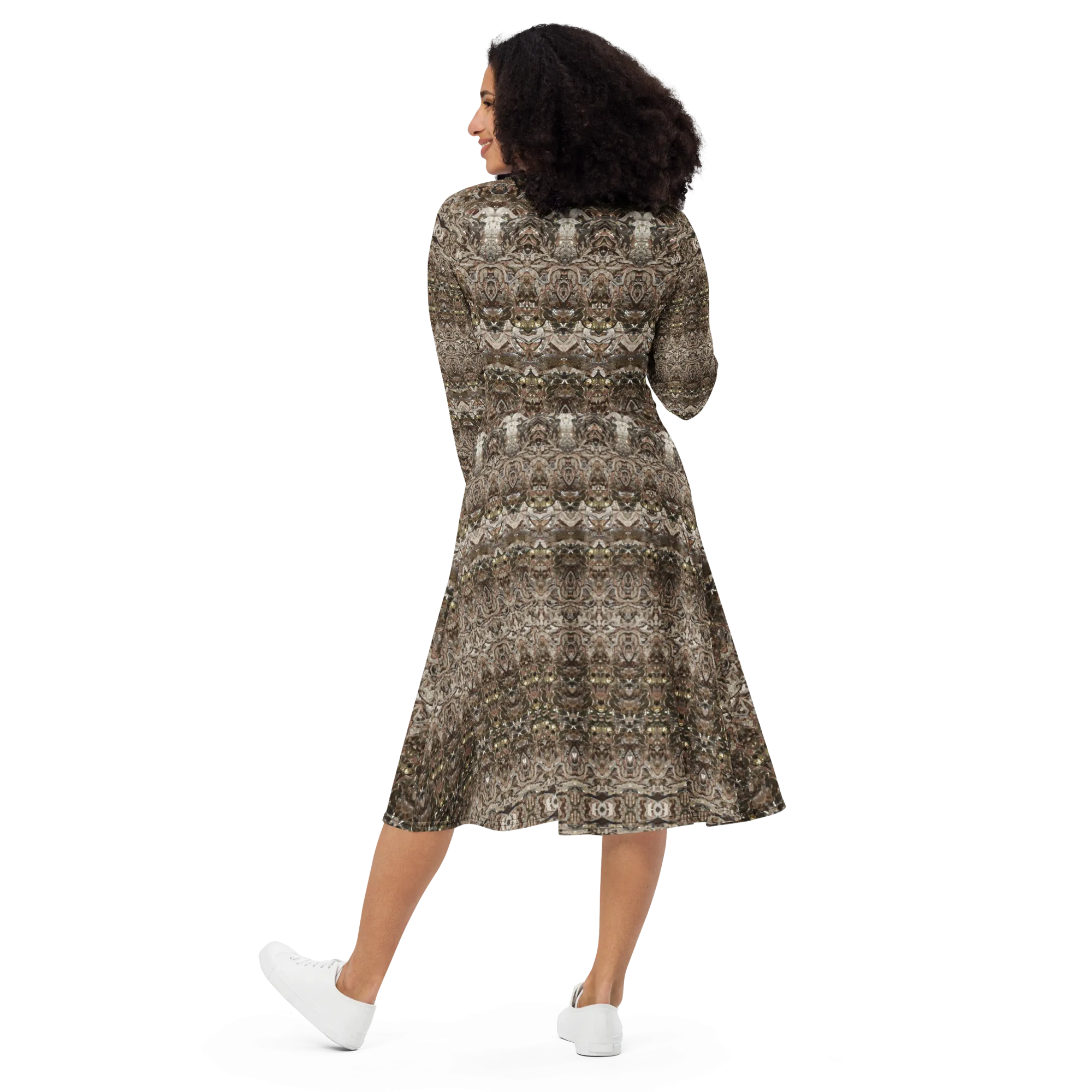 Long Sleeve Midi Dress (Her/Muliebris)(Samhain Dream Thaw 1 of 15 Unus ex Quindecim) RJSTHw2025 RJS