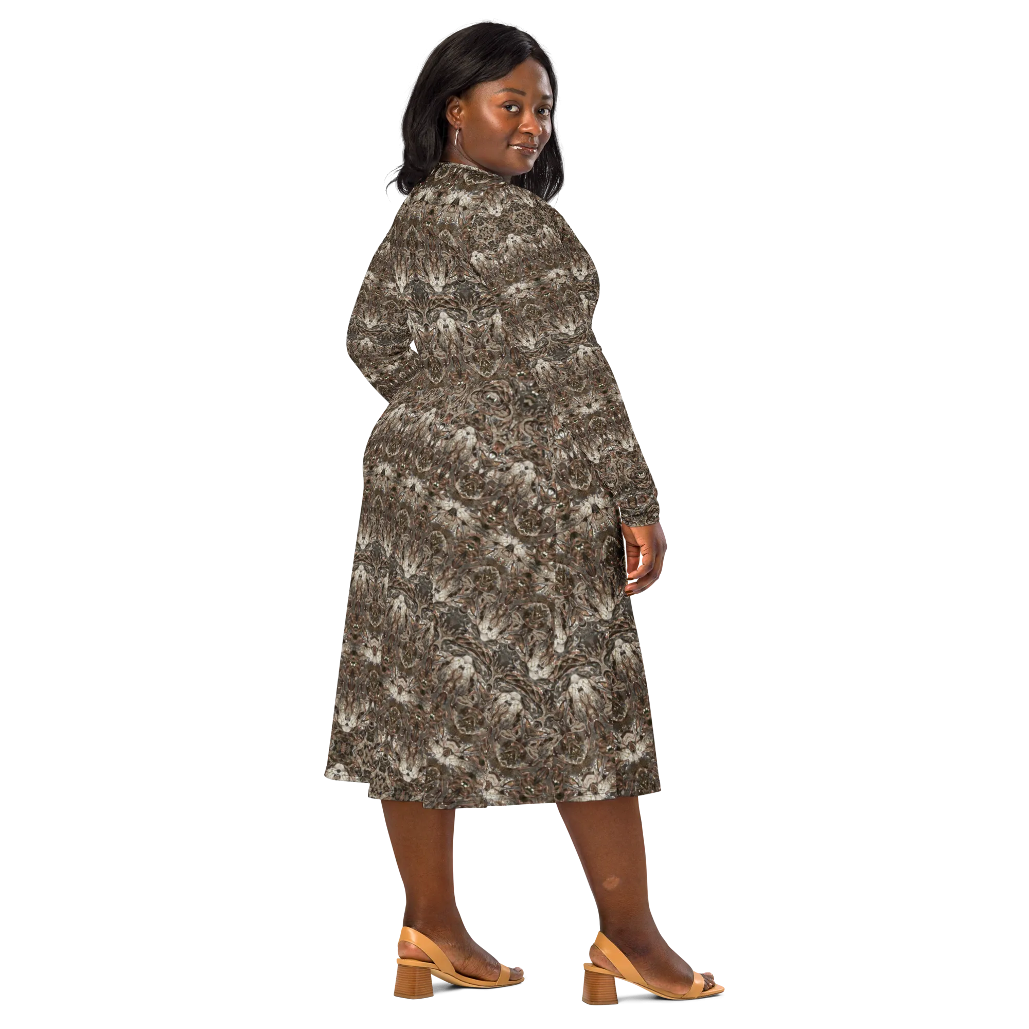 Long Sleeve Midi Dress (Her/Muliebris)(Samhain Dream Thaw 10 of 15 Decem ex Quindecim) RJSTHw2025 RJS
