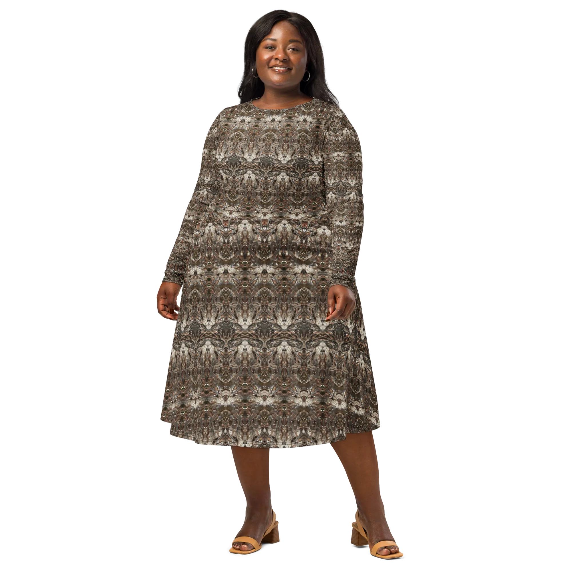 Long Sleeve Midi Dress (Her/Muliebris)(Samhain Dream Thaw 10 of 15 Decem ex Quindecim) RJSTHw2025 RJS