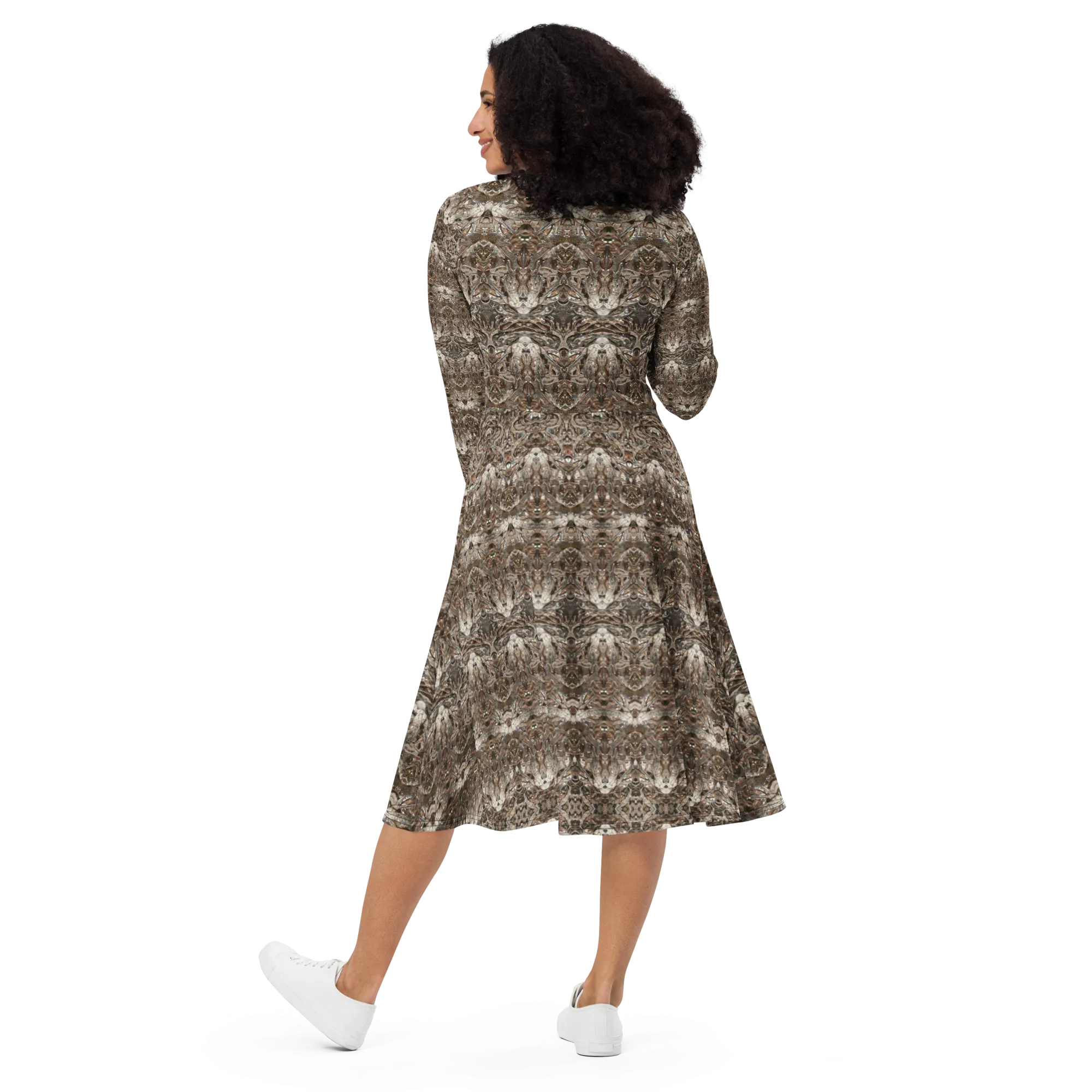 Long Sleeve Midi Dress (Her/Muliebris)(Samhain Dream Thaw 10 of 15 Decem ex Quindecim) RJSTHw2025 RJS