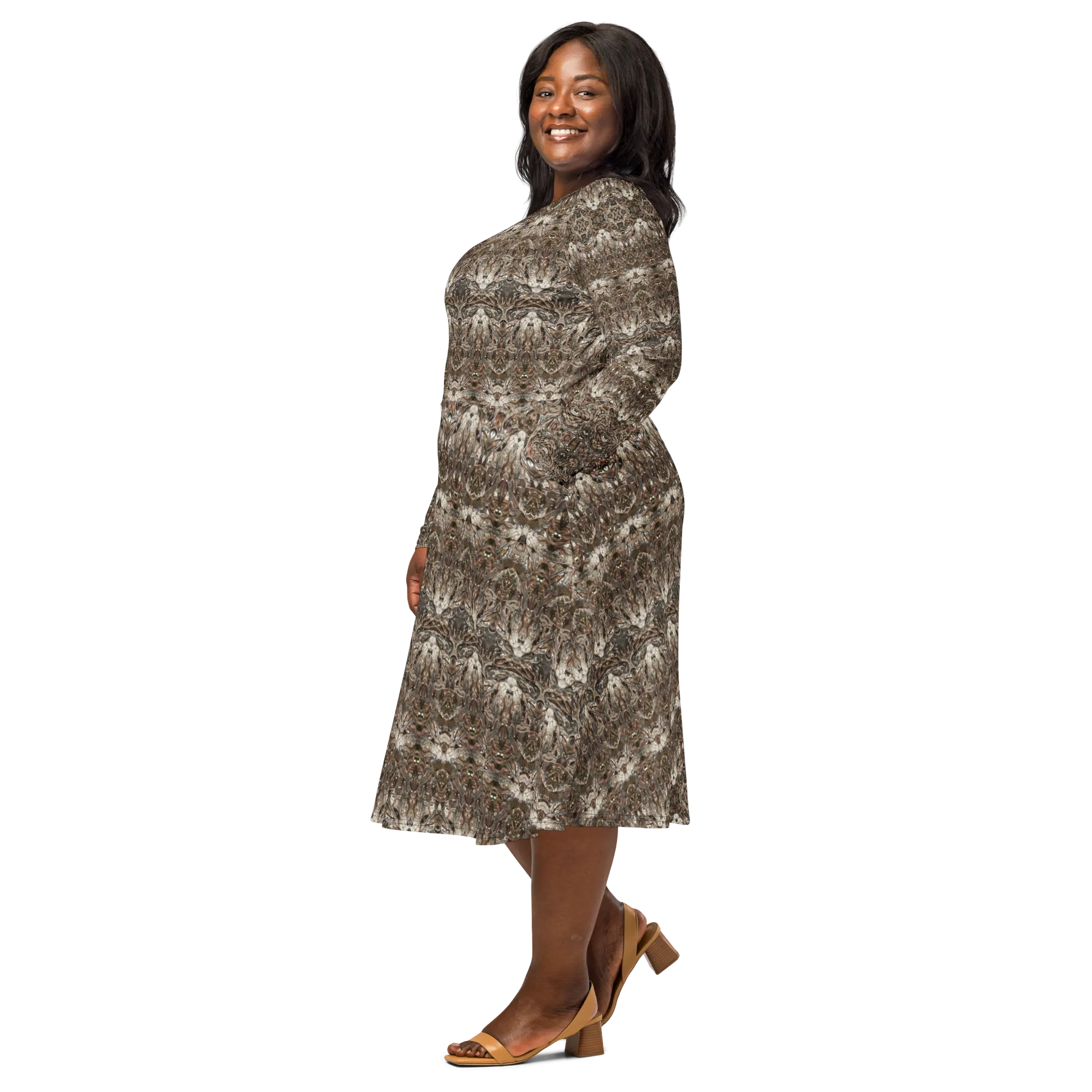 Long Sleeve Midi Dress (Her/Muliebris)(Samhain Dream Thaw 10 of 15 Decem ex Quindecim) RJSTHw2025 RJS