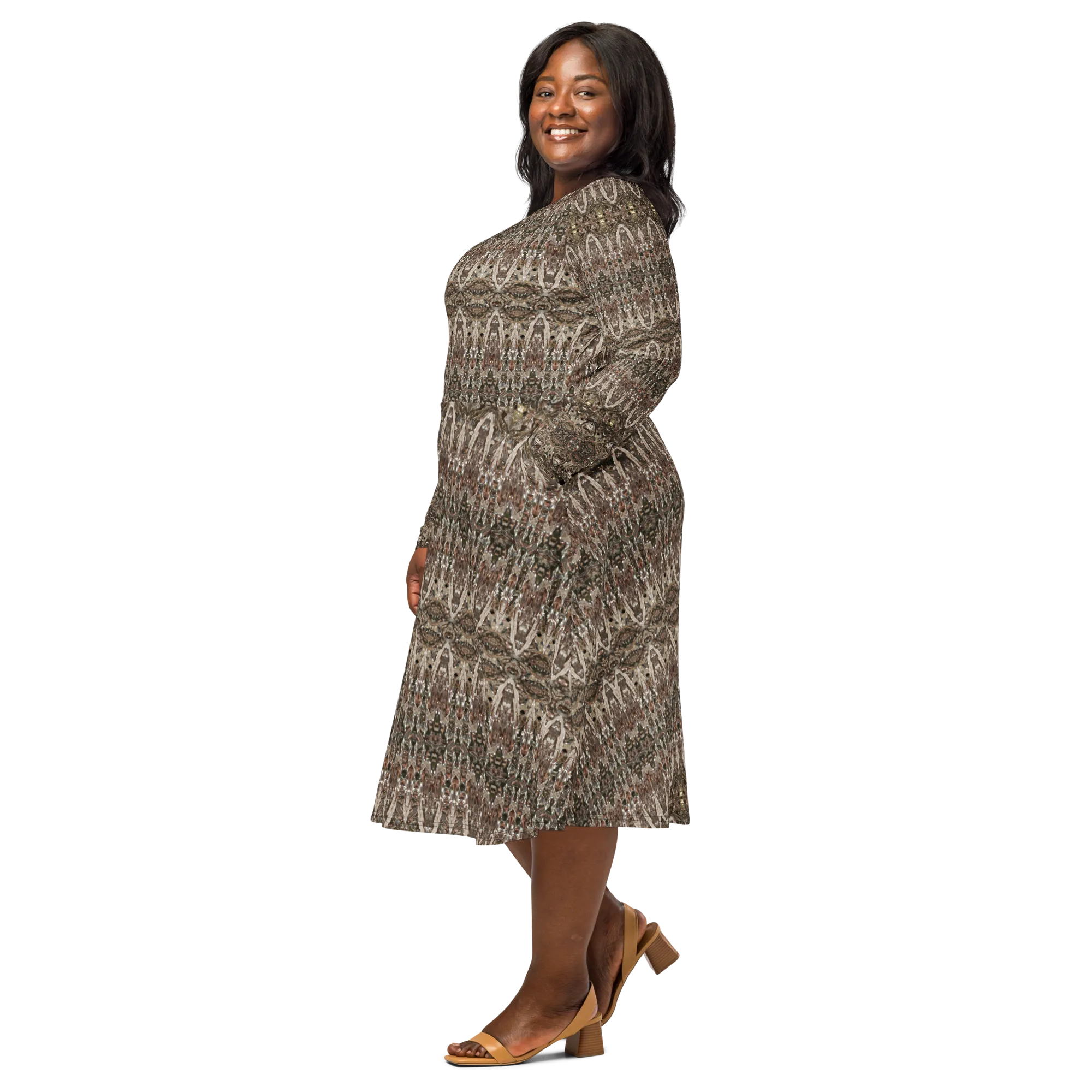 Long Sleeve Midi Dress (Her/Muliebris)(Samhain Dream Thaw 11 of 15 Undecim ex Quindecim) RJSTHw2025 RJS