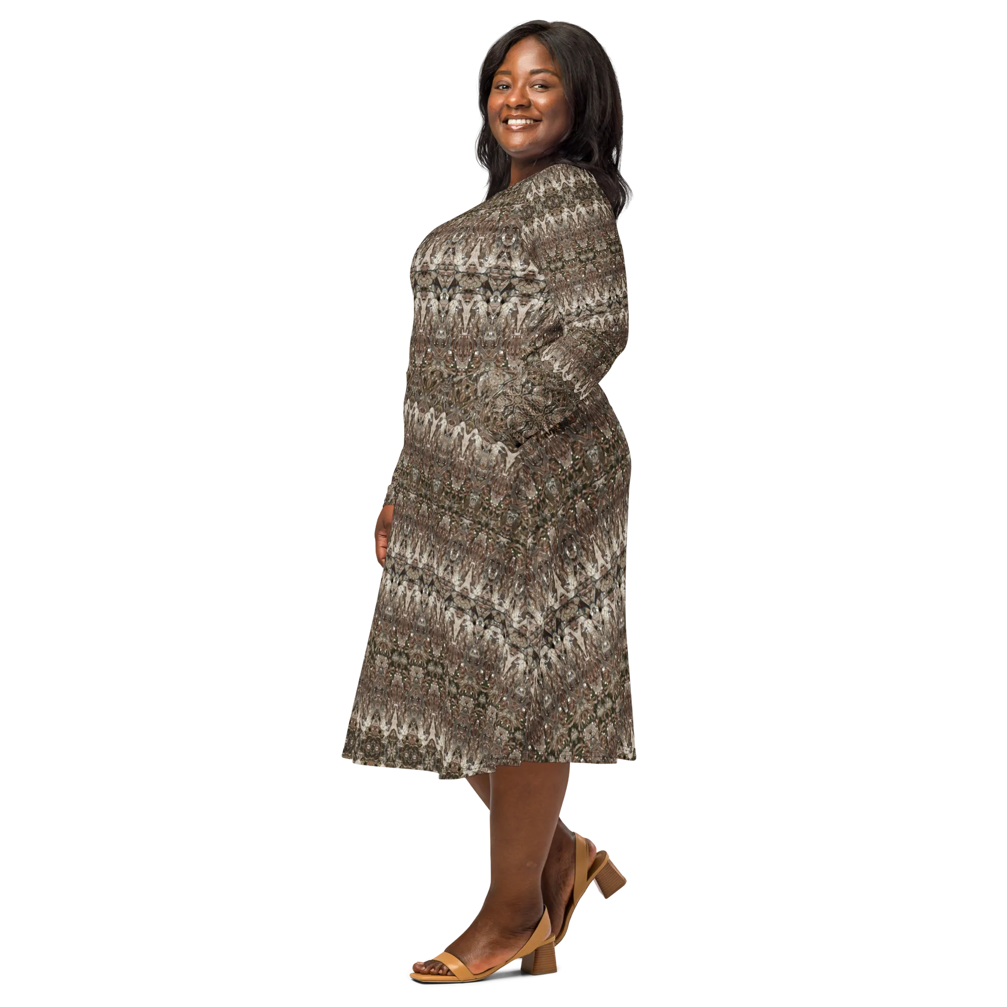 Long Sleeve Midi Dress (Her/Muliebris)(Samhain Dream Thaw 12 of 15 Duodecim ex Quindecim) RJSTHw2025 RJS