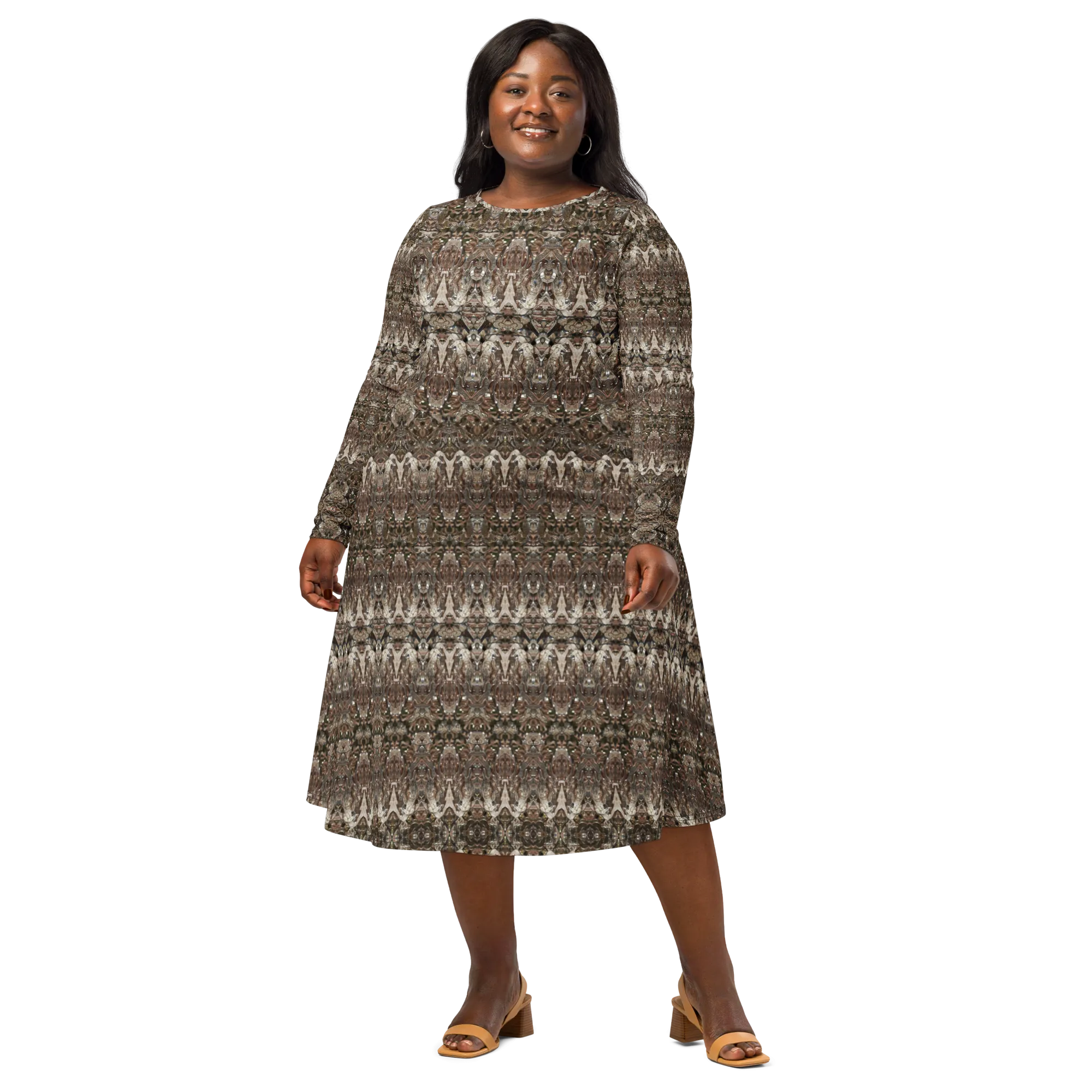 Long Sleeve Midi Dress (Her/Muliebris)(Samhain Dream Thaw 12 of 15 Duodecim ex Quindecim) RJSTHw2025 RJS
