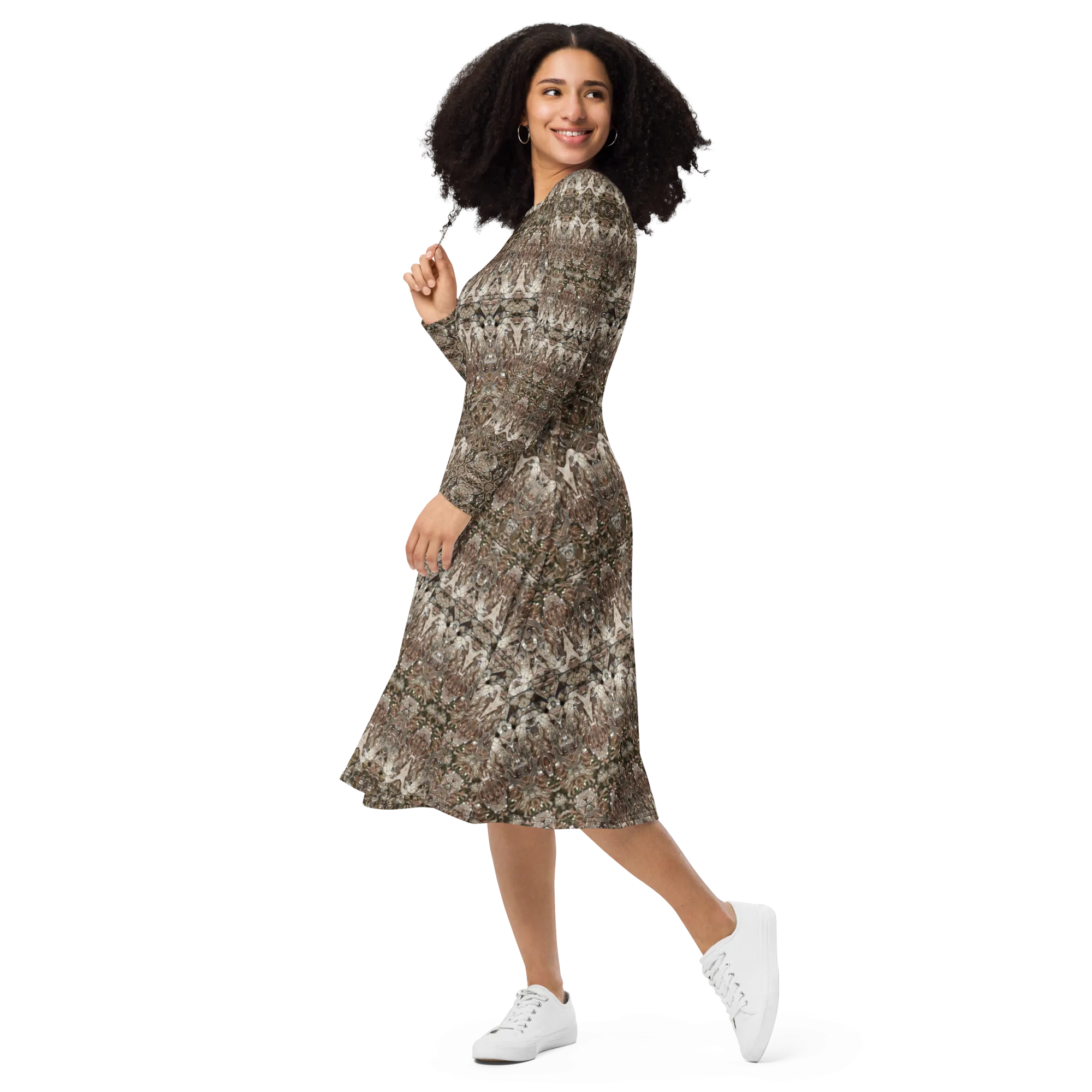 Long Sleeve Midi Dress (Her/Muliebris)(Samhain Dream Thaw 12 of 15 Duodecim ex Quindecim) RJSTHw2025 RJS