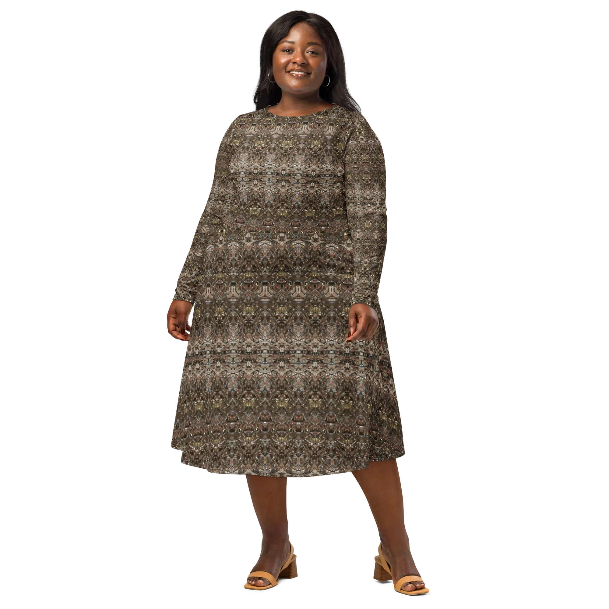 Long Sleeve Midi Dress (Her/Muliebris)(Samhain Dream Thaw 13 of 15 Tredecim ex Quindecim) RJSTHw2025 RJS