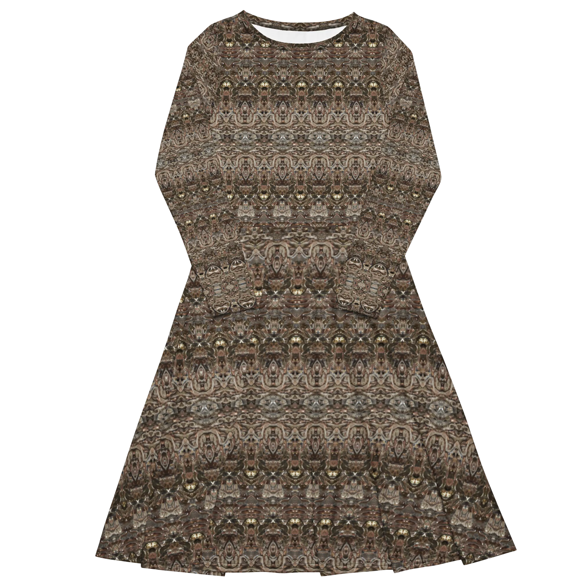 Long Sleeve Midi Dress (Her/Muliebris)(Samhain Dream Thaw 14 of 15 Quattuordecim ex Quindecim) RJSTHw2025 RJS