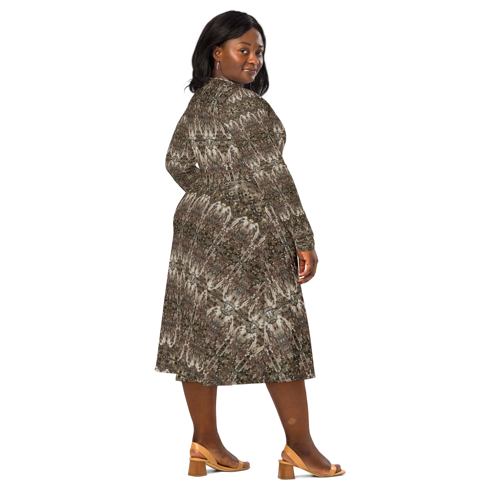 Long Sleeve Midi Dress (Her/Muliebris)(Samhain Dream Thaw 3 of 15 Tres ex Quindecim) RJSTHw2025 RJS