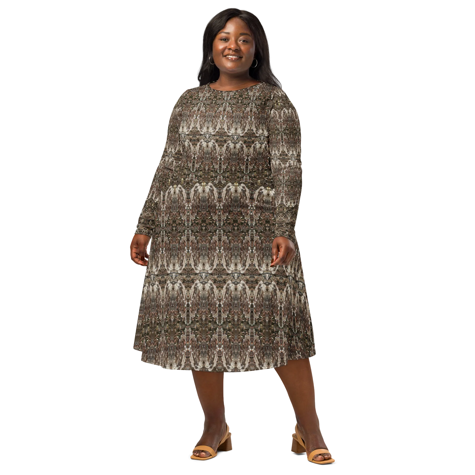 Long Sleeve Midi Dress (Her/Muliebris)(Samhain Dream Thaw 3 of 15 Tres ex Quindecim) RJSTHw2025 RJS