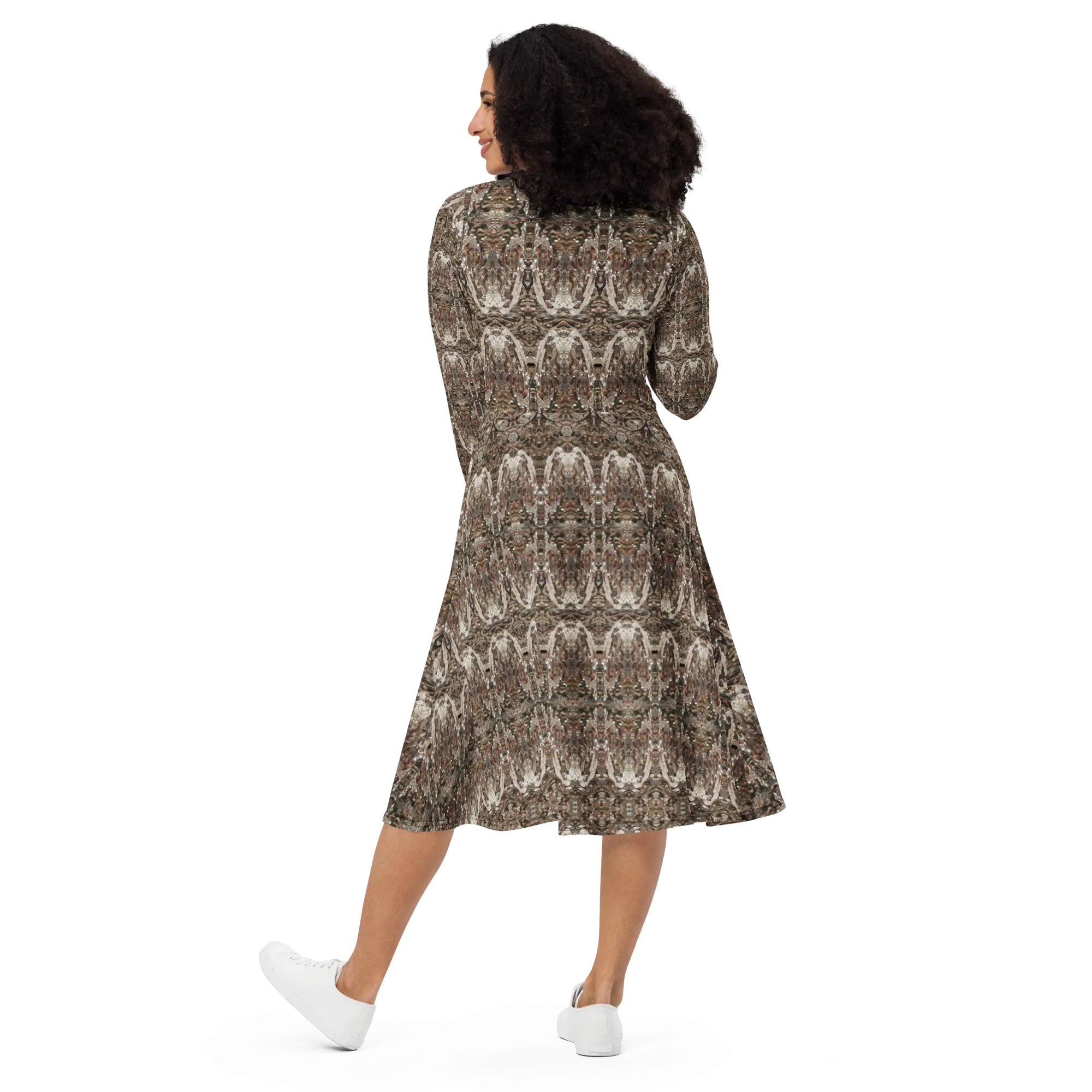 Long Sleeve Midi Dress (Her/Muliebris)(Samhain Dream Thaw 4 of 15 Quattuor ex Quindecim) RJSTHw2025 RJS