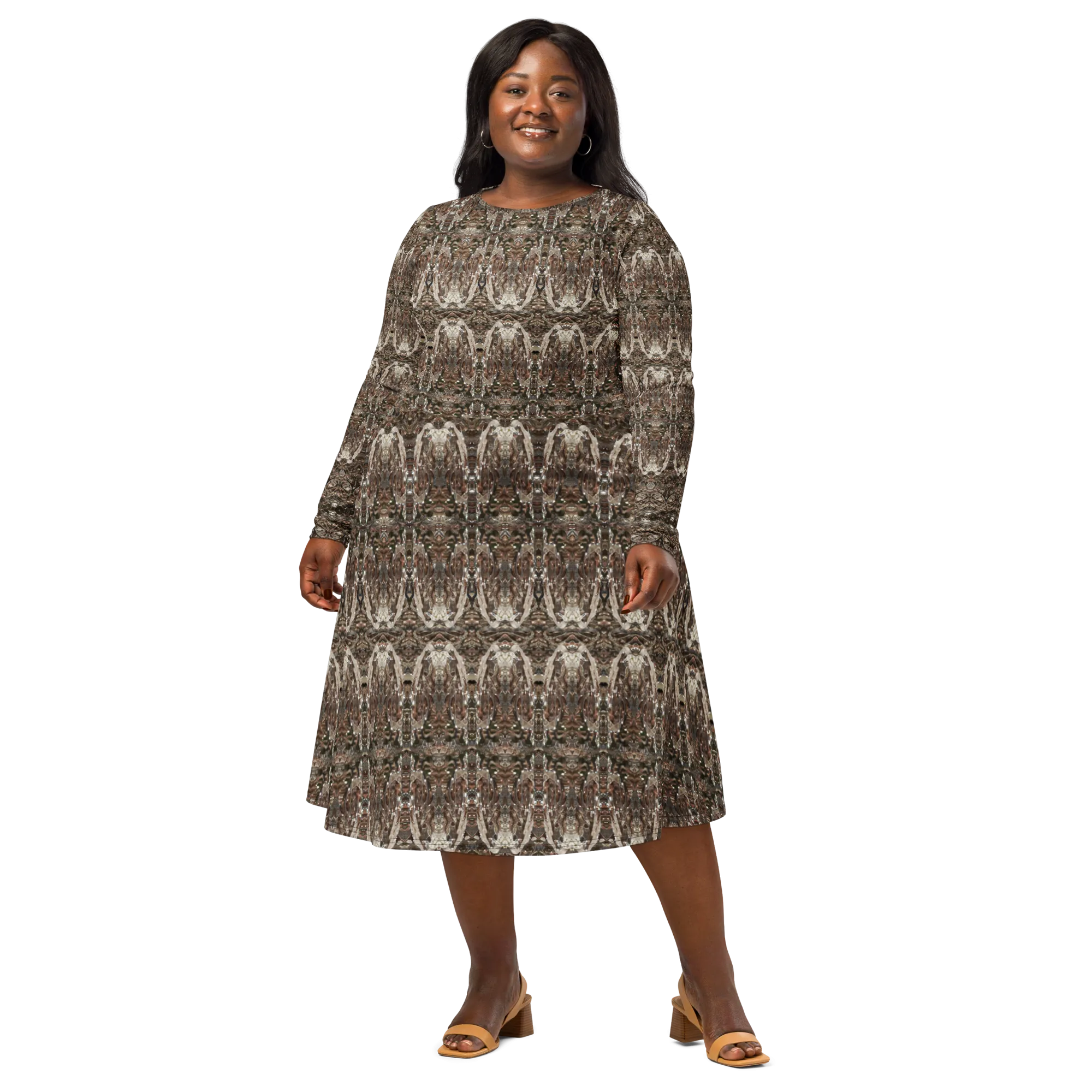 Long Sleeve Midi Dress (Her/Muliebris)(Samhain Dream Thaw 4 of 15 Quattuor ex Quindecim) RJSTHw2025 RJS