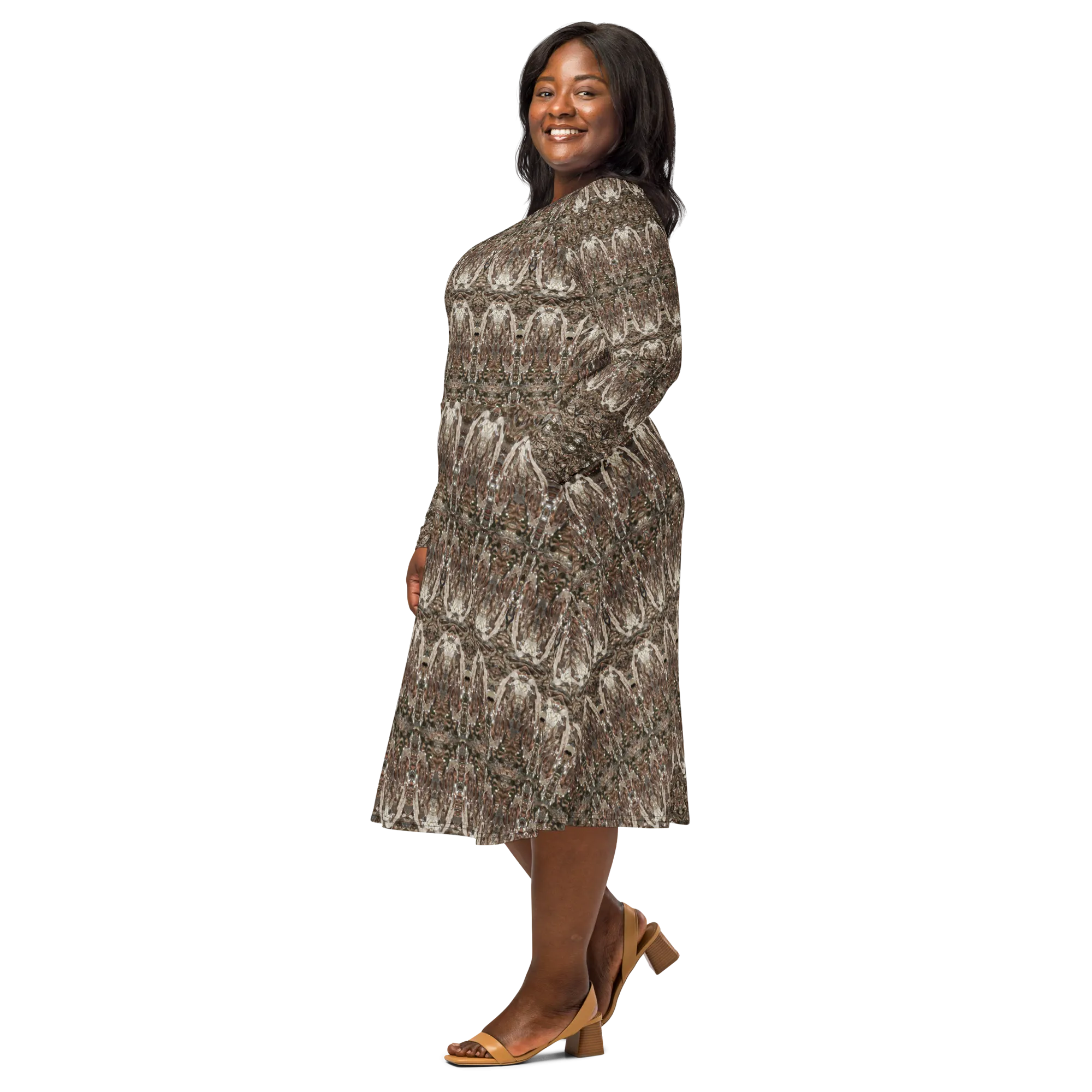 Long Sleeve Midi Dress (Her/Muliebris)(Samhain Dream Thaw 4 of 15 Quattuor ex Quindecim) RJSTHw2025 RJS