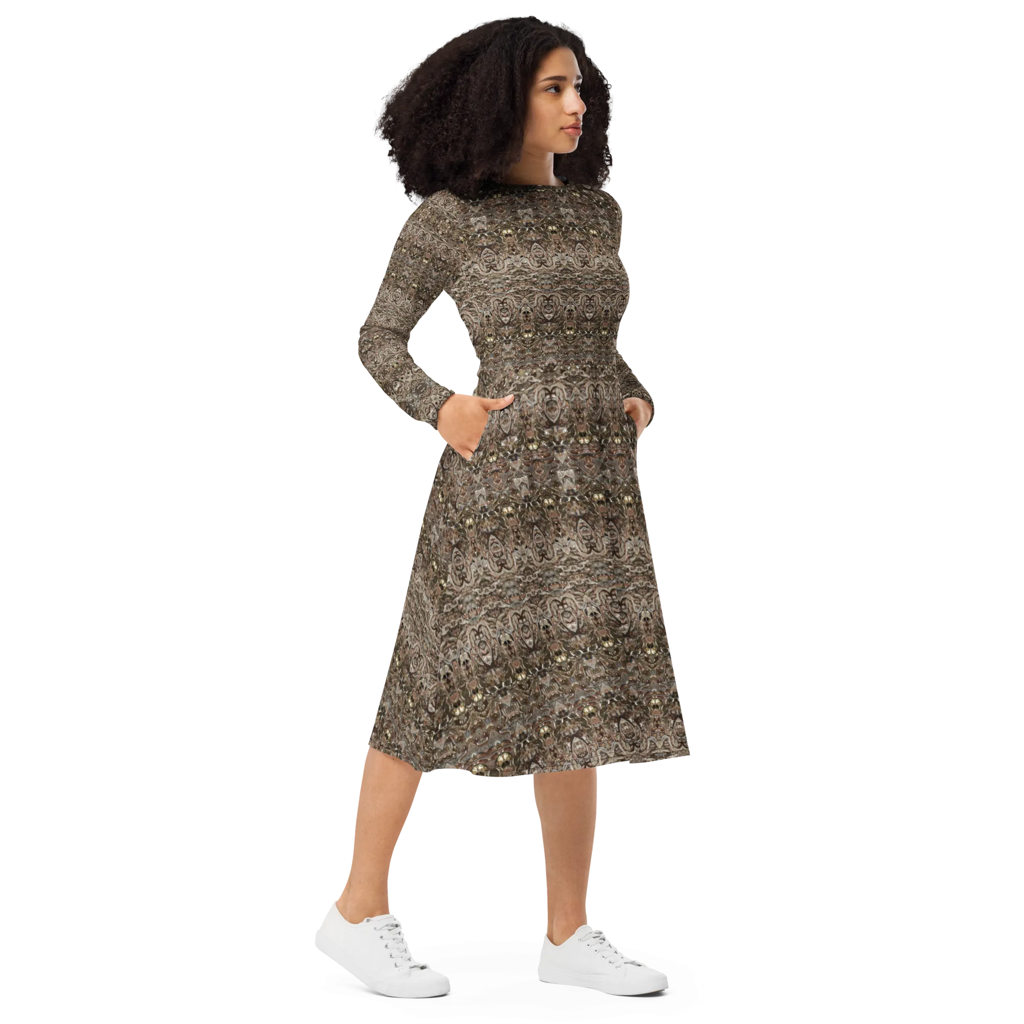 Long Sleeve Midi Dress (Her/Muliebris)(Samhain Dream Thaw 6 of 15 Sex ex Quindecim) RJSTHw2025 RJS