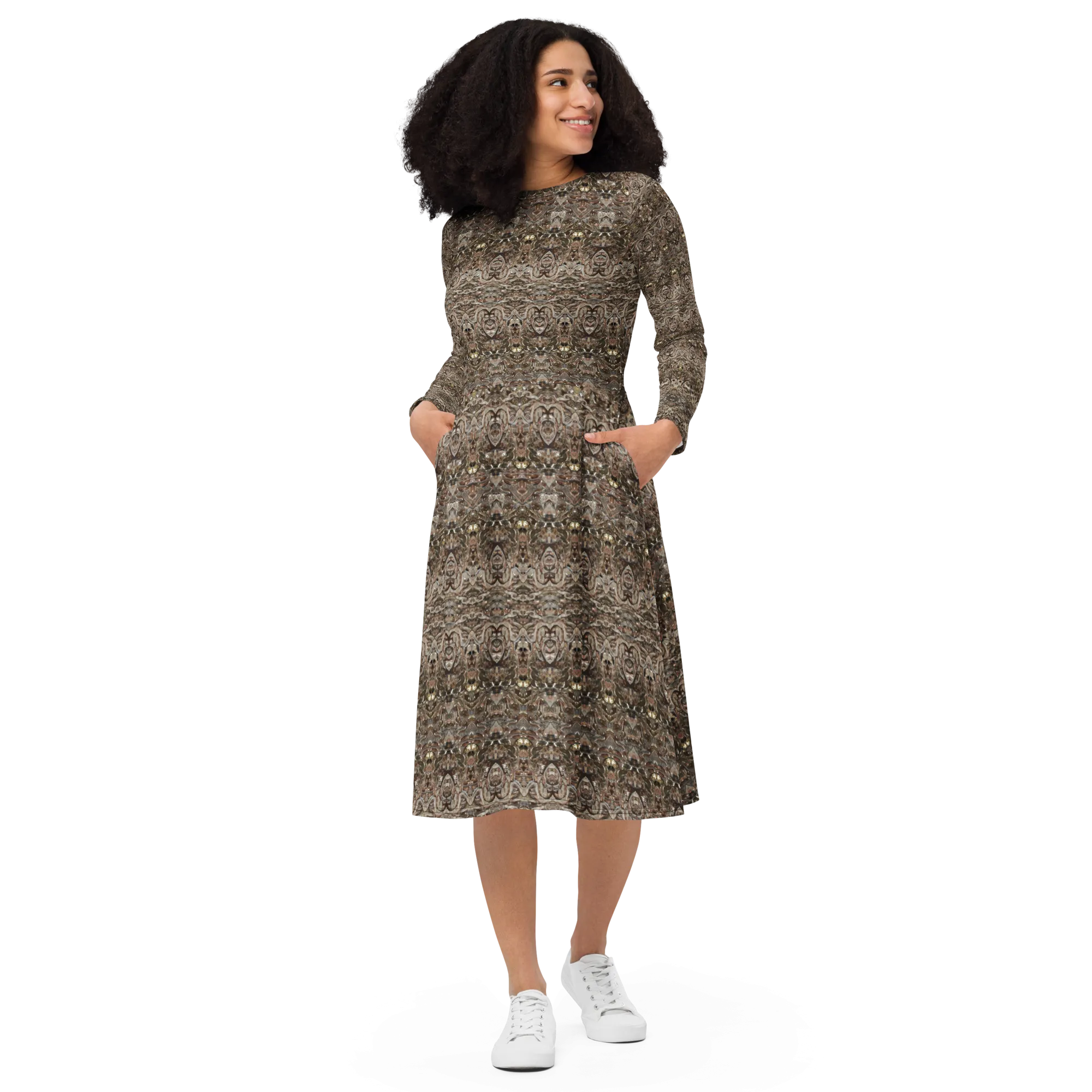 Long Sleeve Midi Dress (Her/Muliebris)(Samhain Dream Thaw 6 of 15 Sex ex Quindecim) RJSTHw2025 RJS