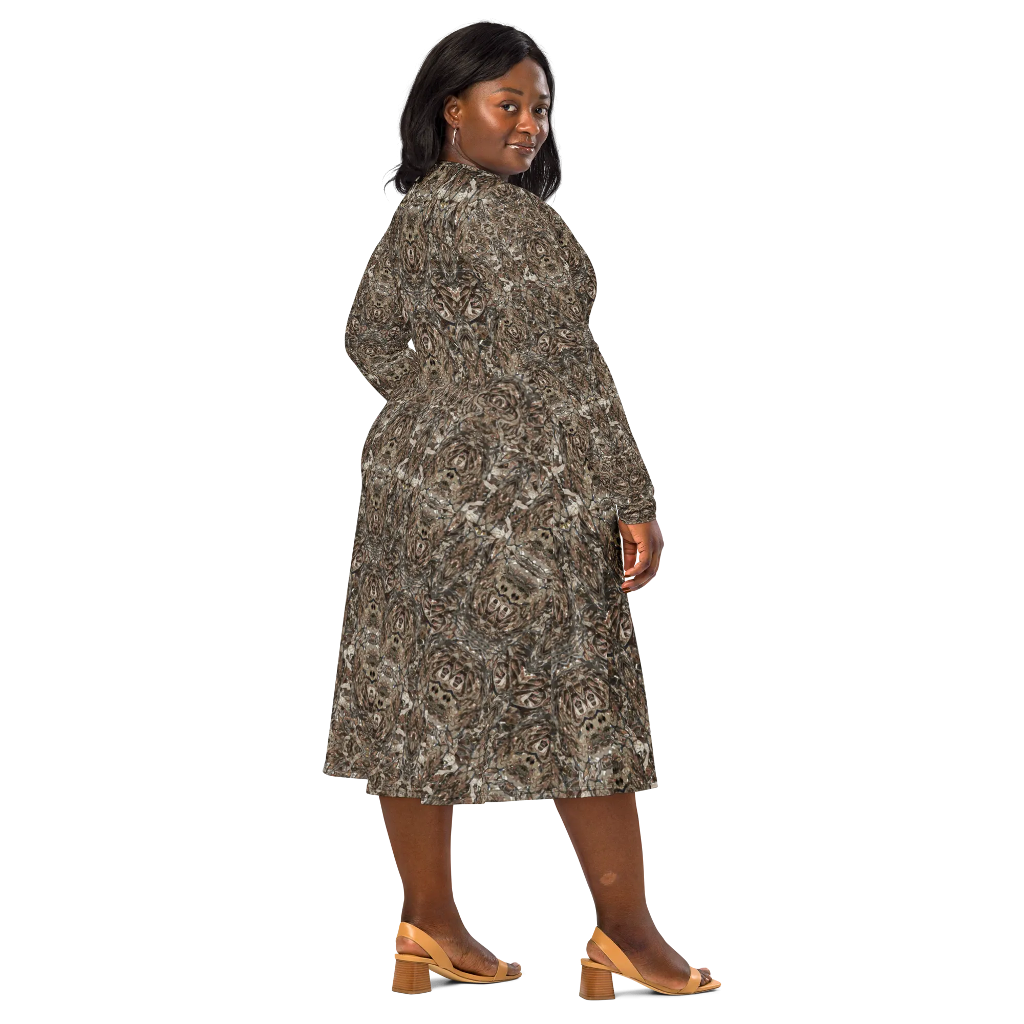 Long Sleeve Midi Dress (Her/Muliebris)(Samhain Dream Thaw 7 of 5 Septem ex Quindecim) RJSTHw2025 RJS