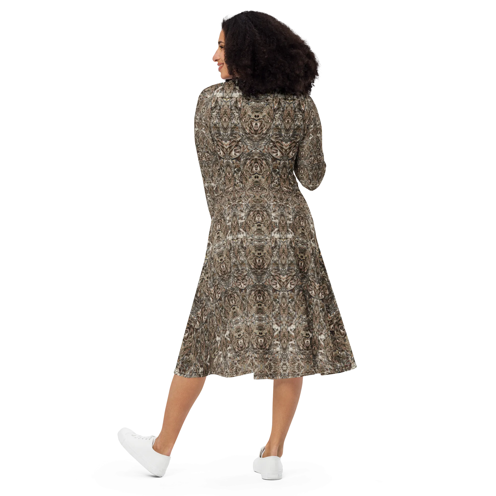 Long Sleeve Midi Dress (Her/Muliebris)(Samhain Dream Thaw 7 of 5 Septem ex Quindecim) RJSTHw2025 RJS