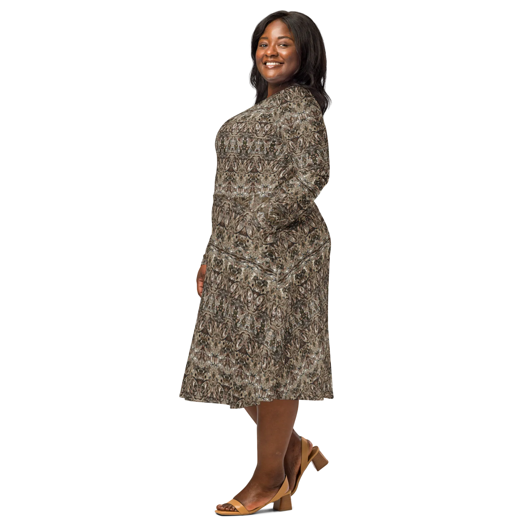 Long Sleeve Midi Dress (Her/Muliebris)(Samhain Dream Thaw 8 of 15 Octo ex Quindecim) RJSTHw2025 RJS