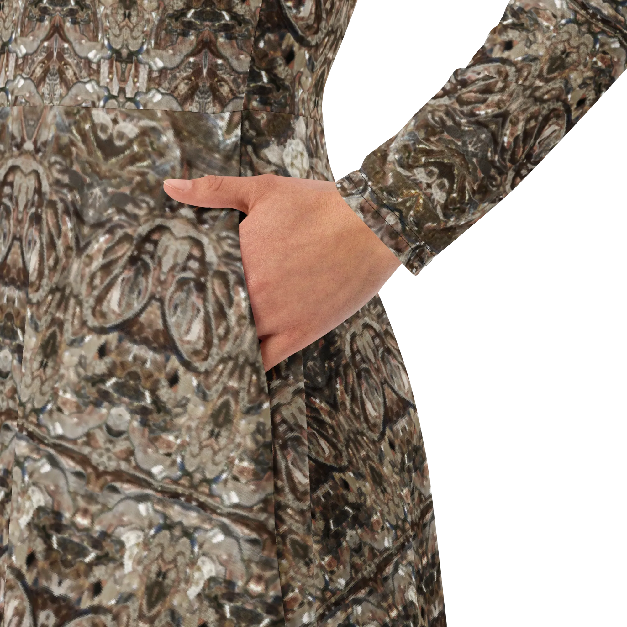 Long Sleeve Midi Dress (Her/Muliebris)(Samhain Dream Thaw 8 of 15 Octo ex Quindecim) RJSTHw2025 RJS