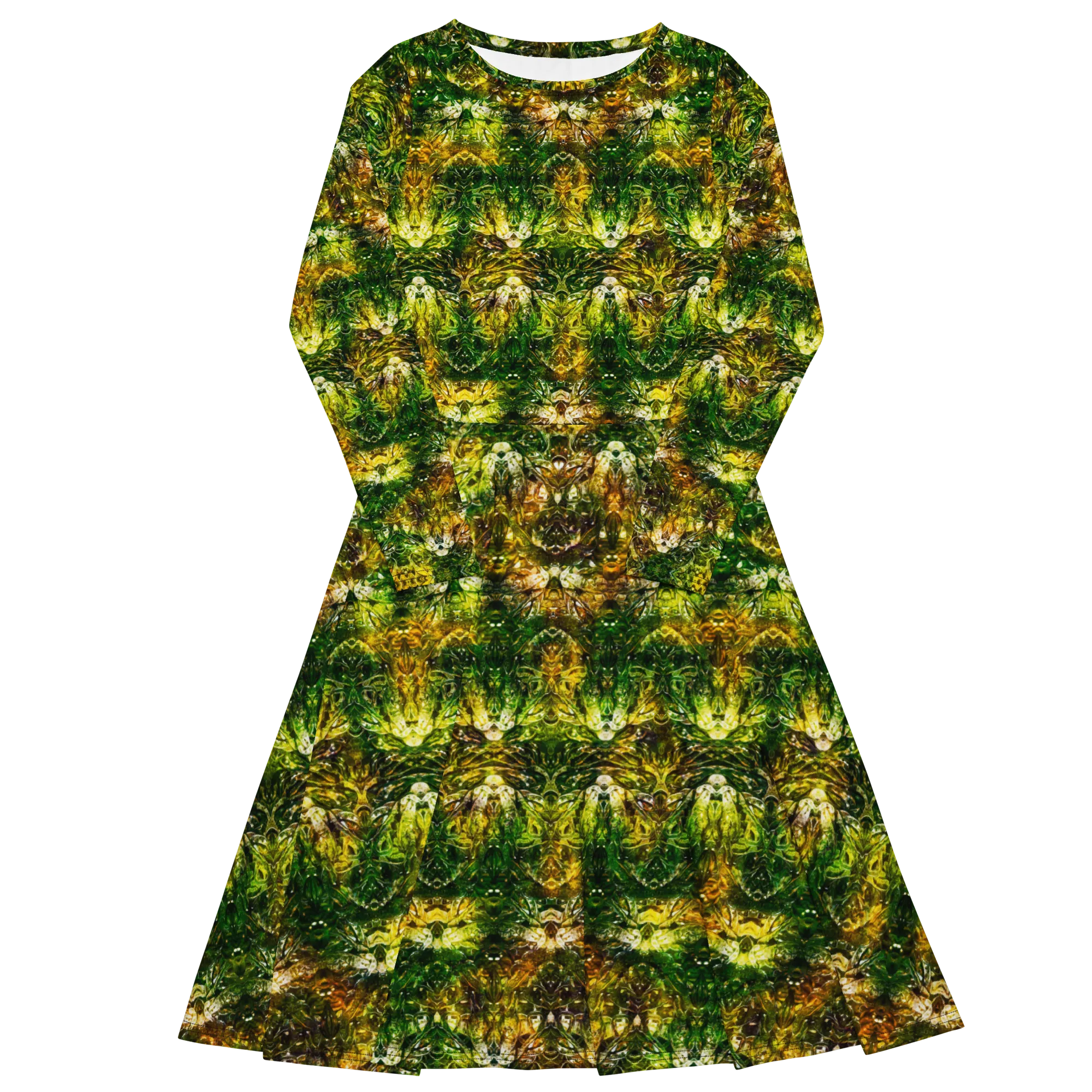Long Sleeve Midi Dress (Her/Muliebris)(Samhain Dreams of Jade 10 of 15 Decem ex Quindecim) RJSTHW2025 RJS