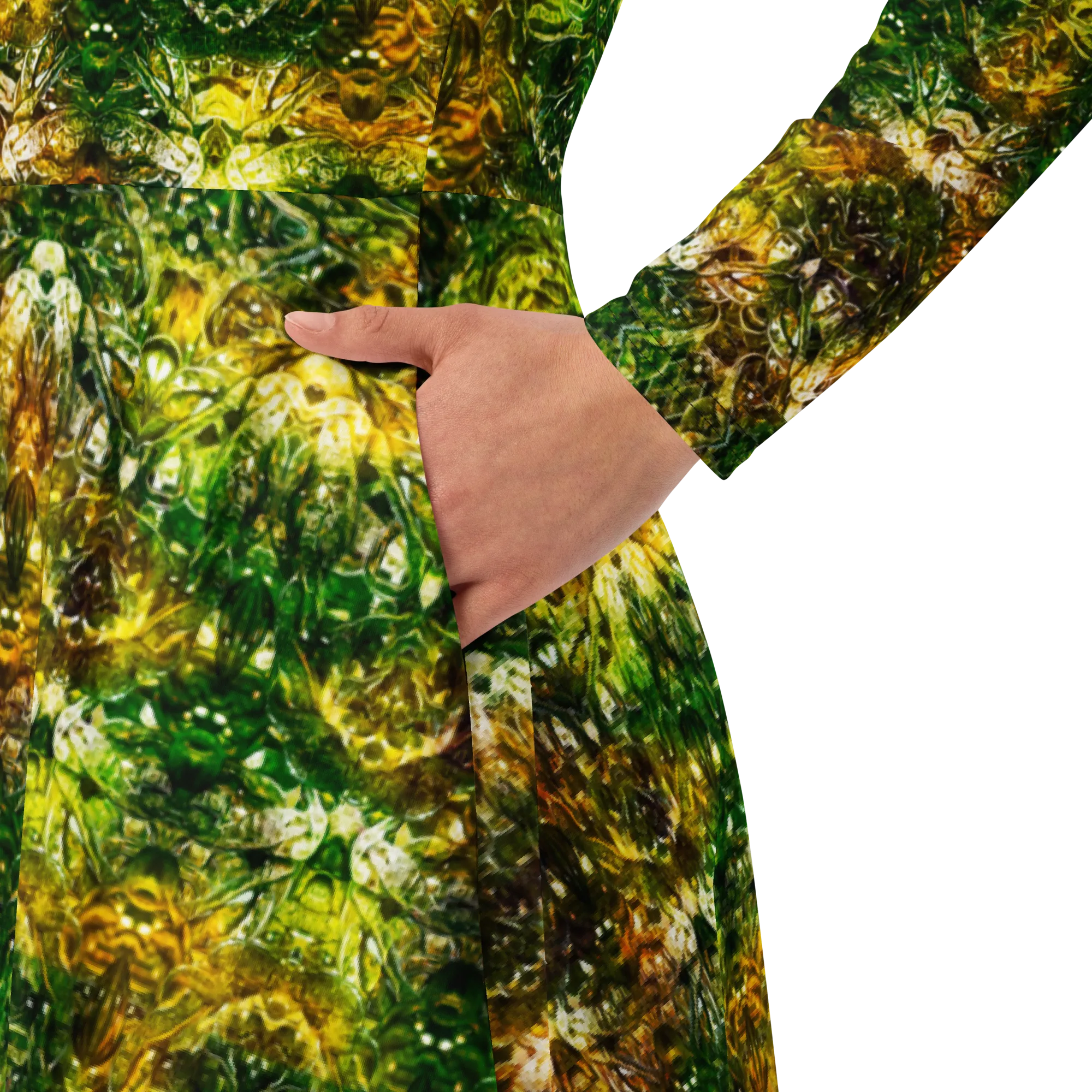 Long Sleeve Midi Dress (Her/Muliebris)(Samhain Dreams of Jade 10 of 15 Decem ex Quindecim) RJSTHW2025 RJS