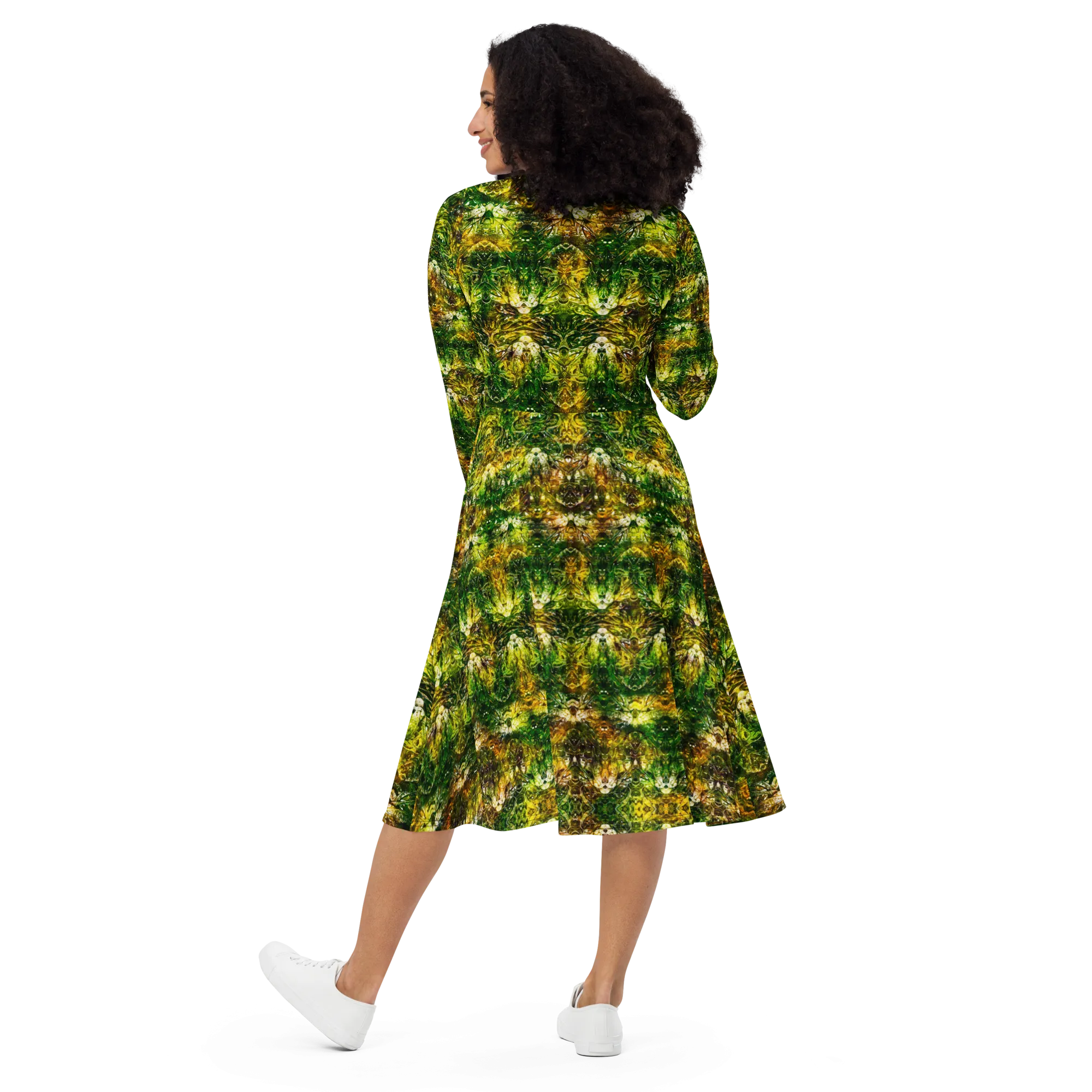 Long Sleeve Midi Dress (Her/Muliebris)(Samhain Dreams of Jade 10 of 15 Decem ex Quindecim) RJSTHW2025 RJS