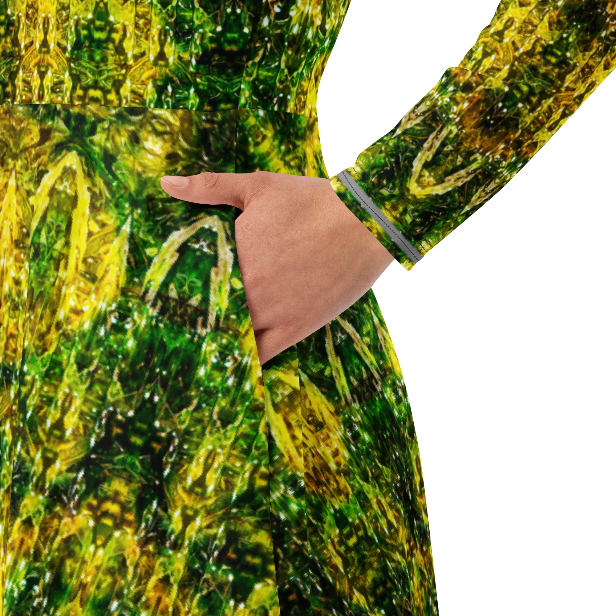 Long Sleeve Midi Dress (Her/Muliebris)(Samhain Dreams of Jade 11 of 15 Undecim ex Quindecim) RJSTHW2025 RJS
