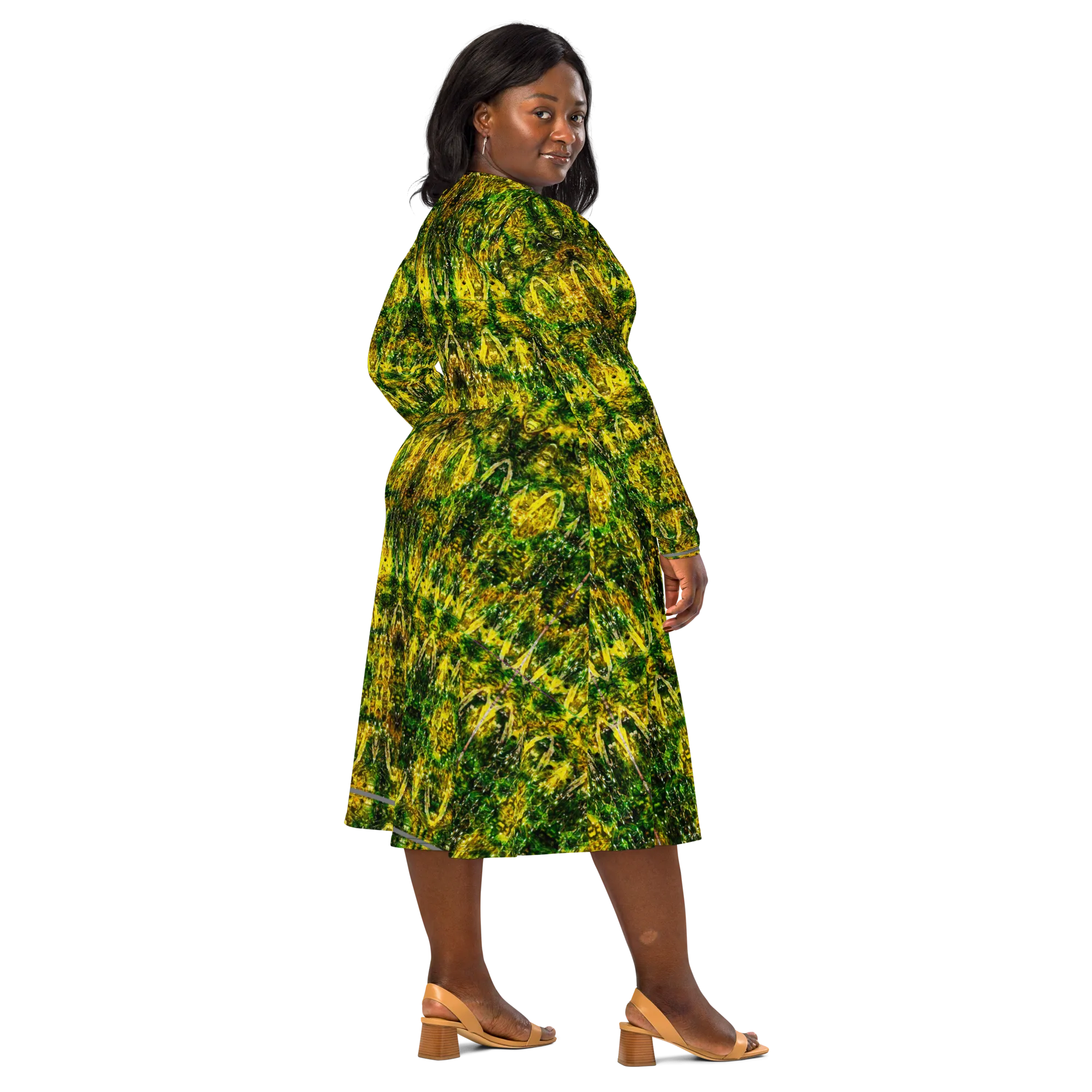 Long Sleeve Midi Dress (Her/Muliebris)(Samhain Dreams of Jade 11 of 15 Undecim ex Quindecim) RJSTHW2025 RJS